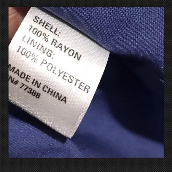 BROADWAY & BROOME J Crew Blouson Blue Melodymaker - Picture 7 of 8